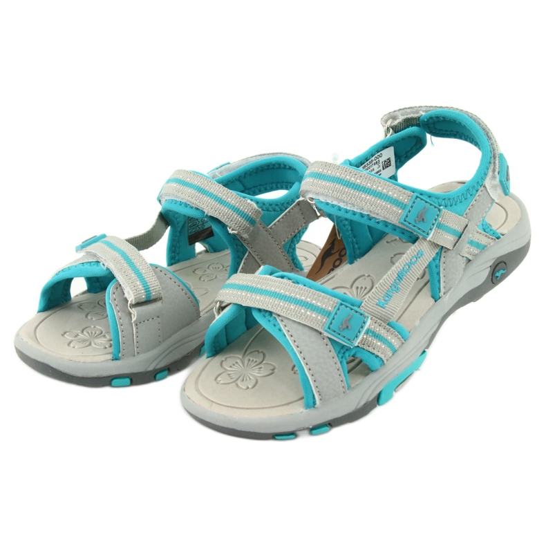 KangaRoos Sandals Girls 'Sandals insole 18335 Grigio-blu 3