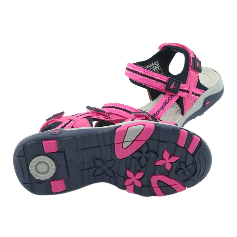 Sandali in schiuma rosa e blu navy kangaroos 18335 5