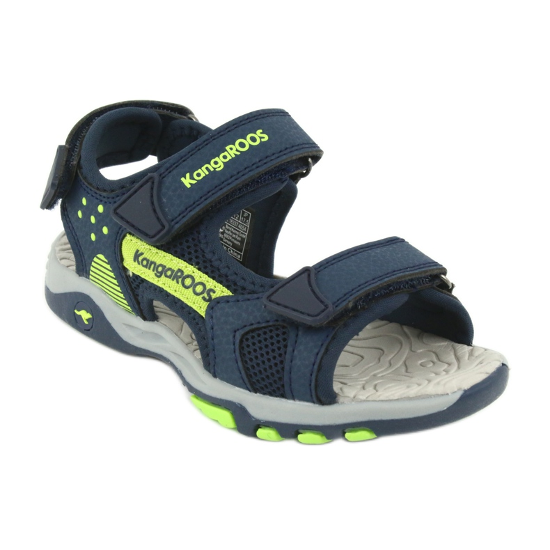 KangaRoos Boys sandals schiuma insale blu scuro/verde 18337 1