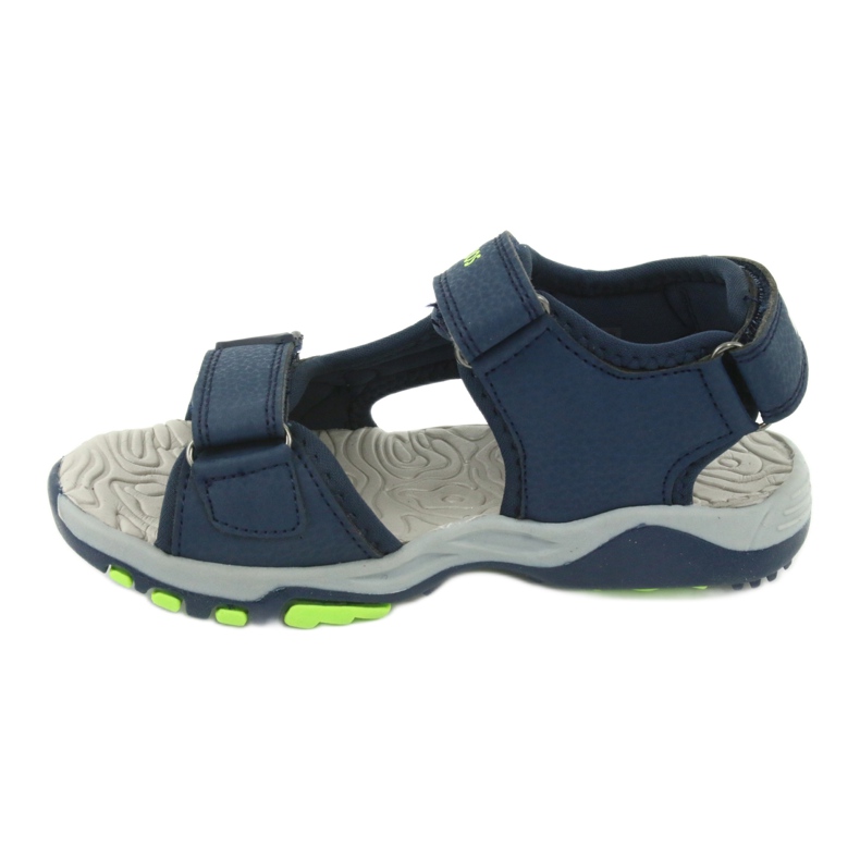 KangaRoos Boys sandals schiuma insale blu scuro/verde 18337 2