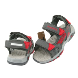 KangaRoos Sandals Boys 'Grey-Red Foam Insert 18337 grigio 4