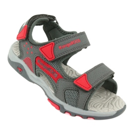KangaRoos Sandals Boys 'Grey-Red Foam Insert 18337 grigio 1