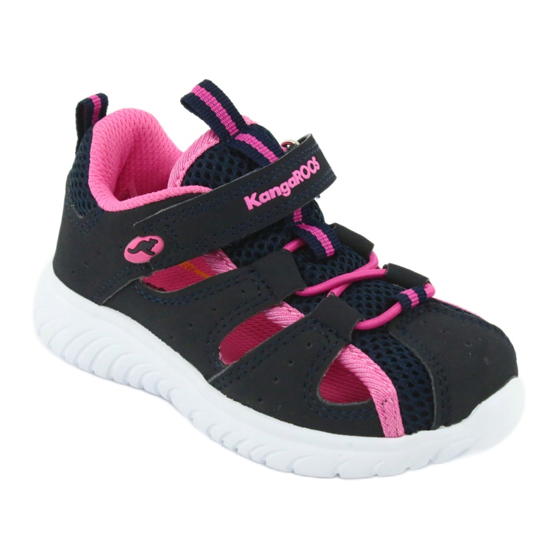 Sandali con velcro KangaRoos 02058 dk navy blu navy rosa 1