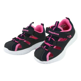 Sandali con velcro KangaRoos 02058 dk navy blu navy rosa 3