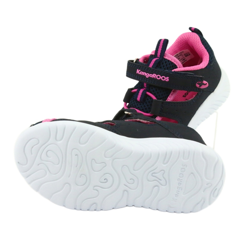Sandali con velcro KangaRoos 02058 dk navy blu navy rosa 5