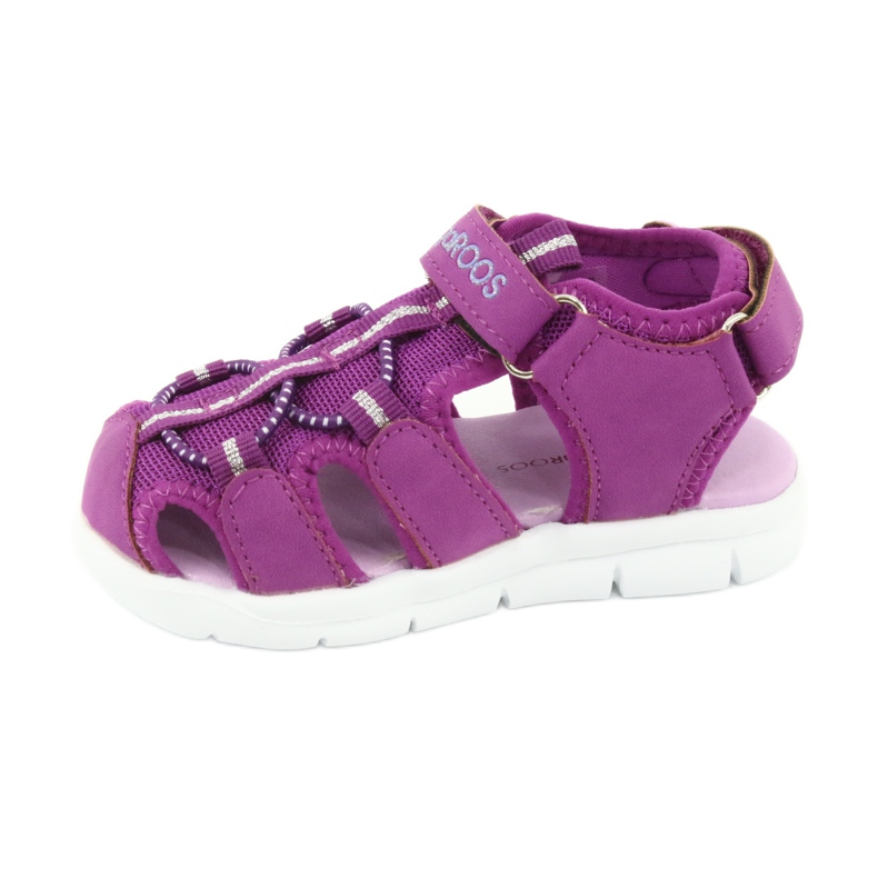 KangaRoos Sandali ragazze con cuori Canguri 02035 viola rosa grigio 2