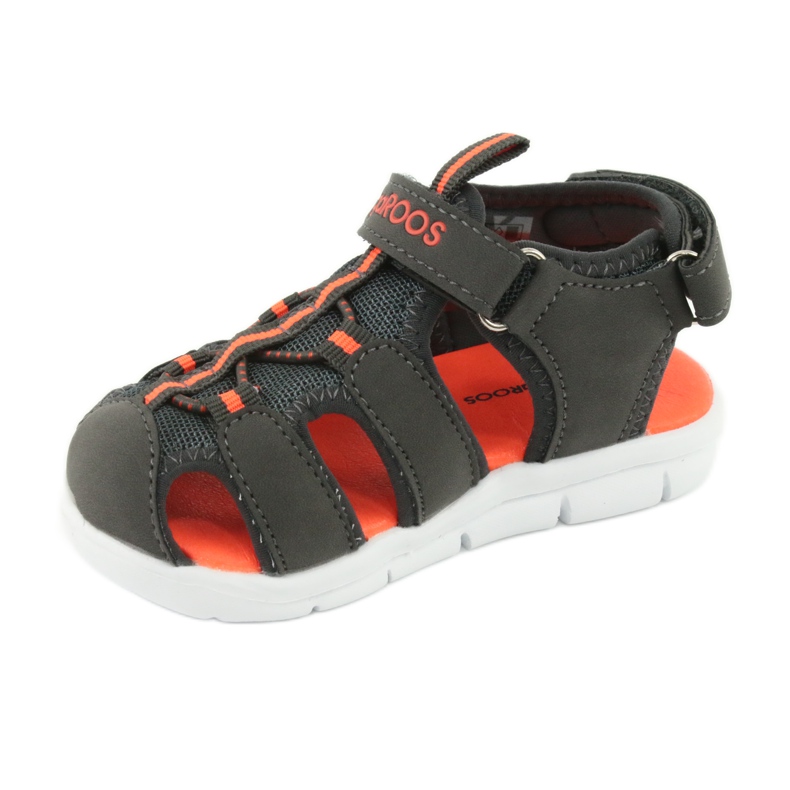 KangaRoos Canguri 02035 sandali sportivi arancia grigio 2
