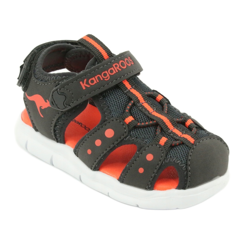 KangaRoos Canguri 02035 sandali sportivi arancia grigio 1