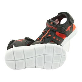 KangaRoos Canguri 02035 sandali sportivi arancia grigio 5