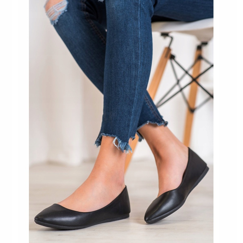 Seastar Ballerine Nere Con Ecopelle nero 1