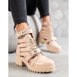 Seastar Stivali alla moda laccati marrone 2