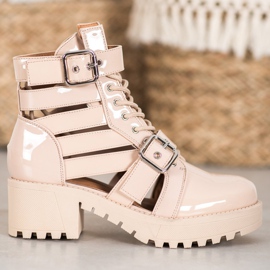 Seastar Stivali alla moda laccati marrone 1