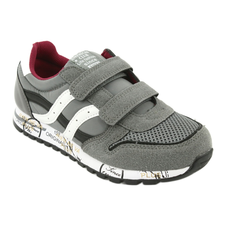 American Club Scarpe sportive grigie per bambini americane ES02 grigio 1
