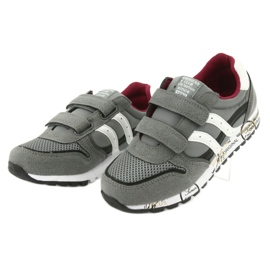 American Club Scarpe sportive grigie per bambini americane ES02 grigio 3