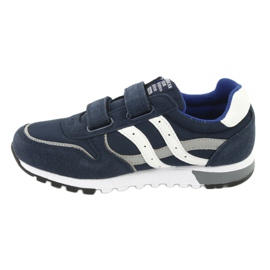 Scarpe sportive da bambino Grenade American Club ES02 bianco blu navy blu grigio 2