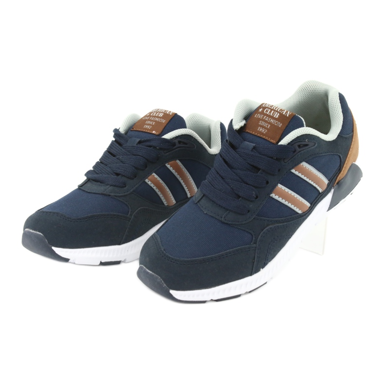 Scarpe sportive Navy American Club BS10 blu 3