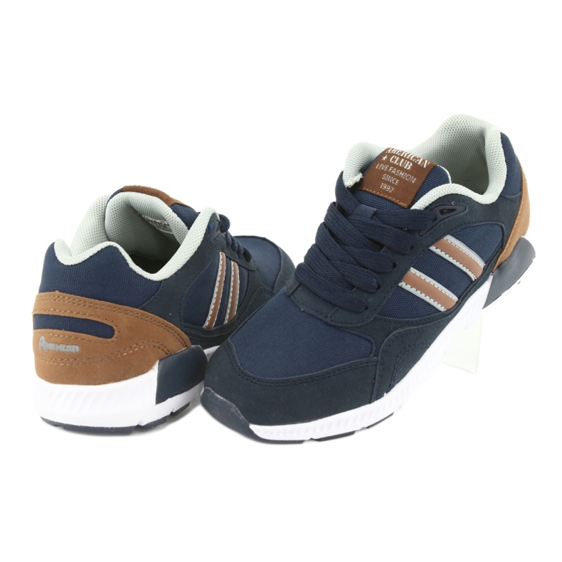 Scarpe sportive Navy American Club BS10 blu 4