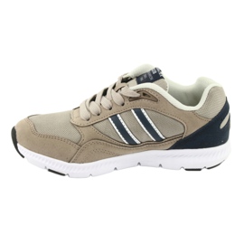 Scarpe sportive beige per bambini American Club BS10 2