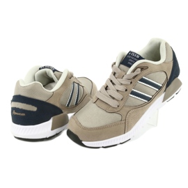 Scarpe sportive beige per bambini American Club BS10 4