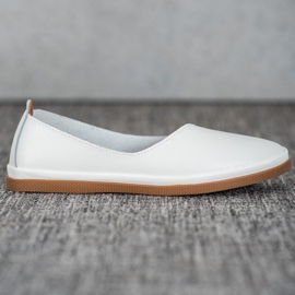 Scarpe VINCEZA Slip On in pelle bianca 2