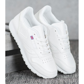 SHELOVET Scarpe Allacciate In Ecopelle bianca 2