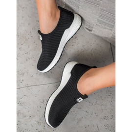 SHELOVET Slipon traforati nero 2