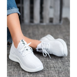 SHELOVET Scarpe bianche traforate bianco 2