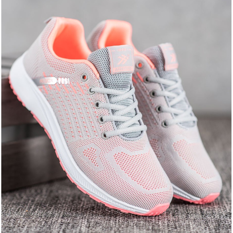 Ax Boxing Comode scarpe sportive traforate arancia grigio 1