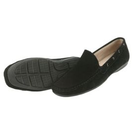 Mocassini da uomo in camoscio nero American Club JK01 3