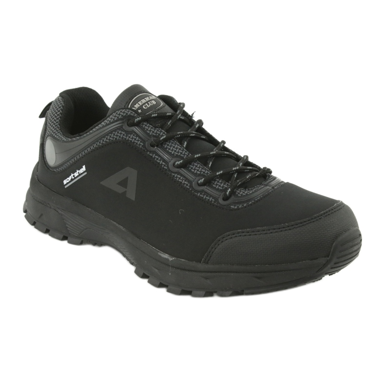 Scarpe sportive softshell impermeabili American Club HL02 nero grigio 1