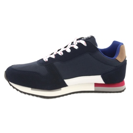 Sneakers leggere American Club RH12 bianco blu navy 2