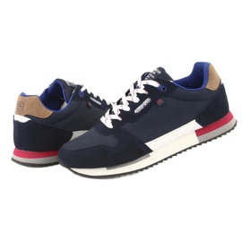 Sneakers leggere American Club RH12 bianco blu navy 4