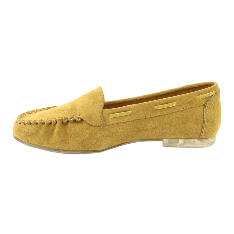 Mocassini da donna in camoscio Sergio Leone 722 giallo 2