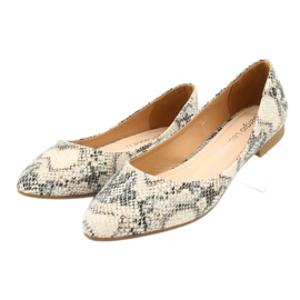 Ballerine Sergio Leone BL611 fantasia animalier marrone grigio 3