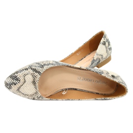 Ballerine Sergio Leone BL611 fantasia animalier marrone grigio 5