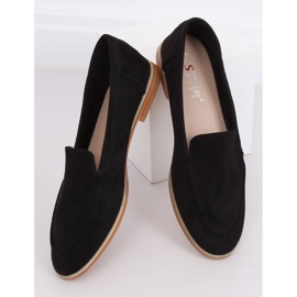 Nero Mocassini neri da donna T359P Black 1