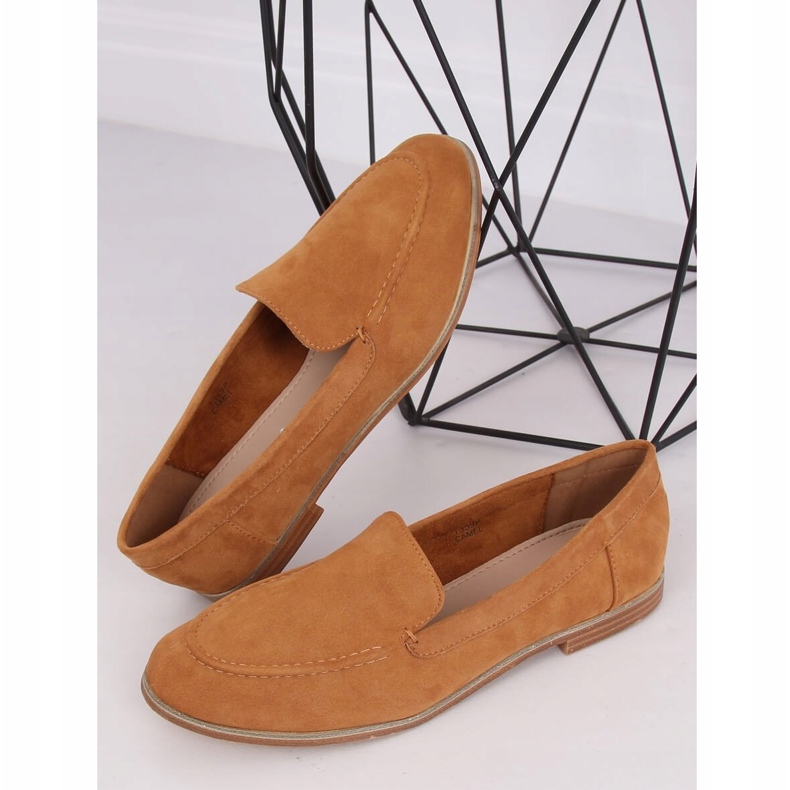 Mocassini donna cammello T359P Camel marrone 1