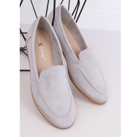 Grigio Mocassini grigi da donna T359P Grigio 1