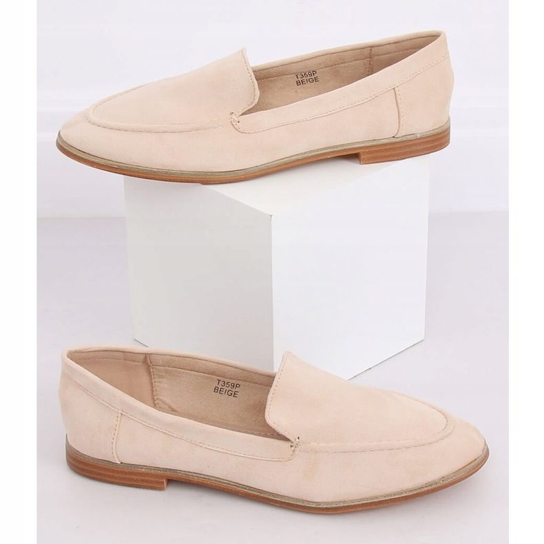 Mocassini donna beige T359P Beige 1