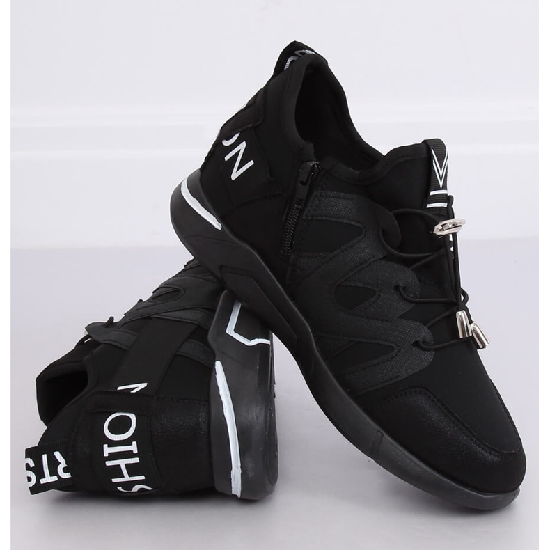 Scarpe sportive nere NB358P All Black nero 1