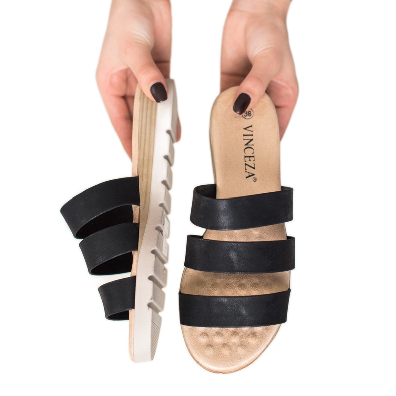 Pantofole VINCEZA nere nero 1