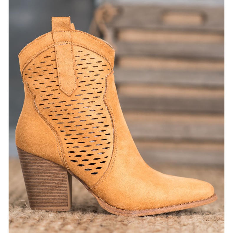 Seastar Cowgirl traforate su un pilastro marrone 2
