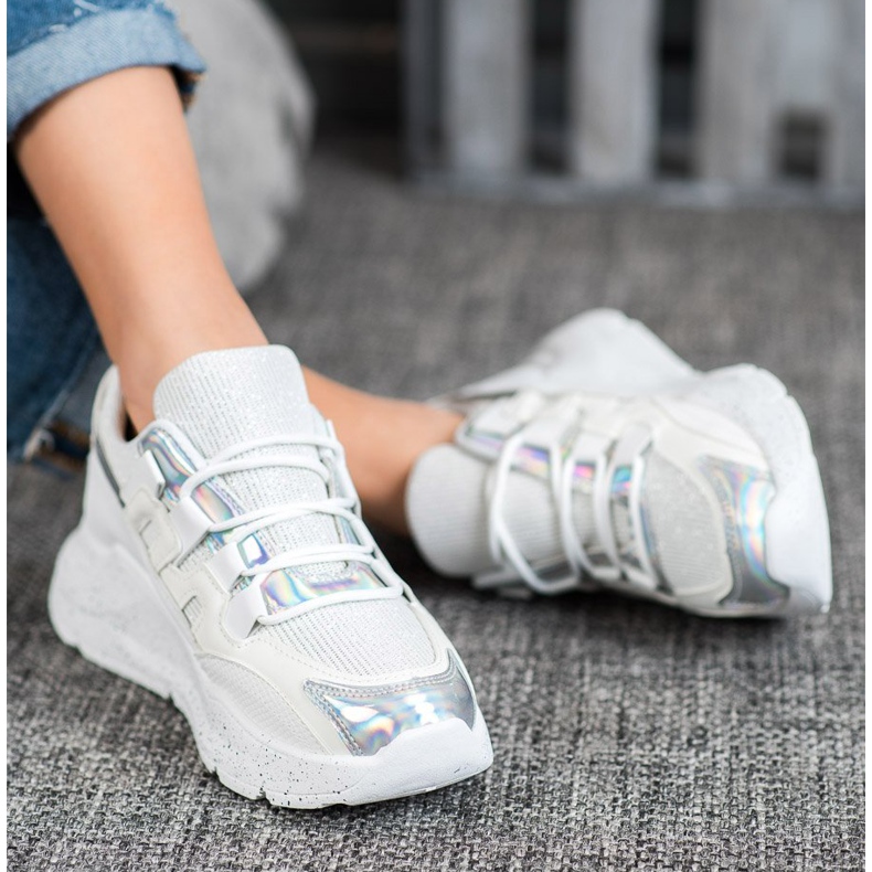 Seastar Sneakers Con Glitter bianco 1