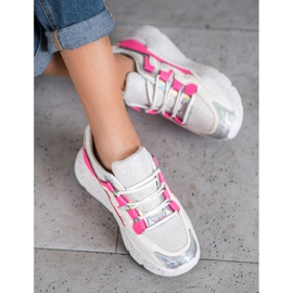 Seastar Sneakers Con Glitter bianca multicolore 1