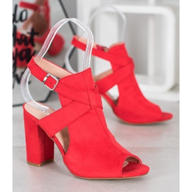 Seastar Sandali alla moda su un bar rosso 1