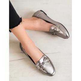 Clowse Eleganti ballerine in argento grigio 2
