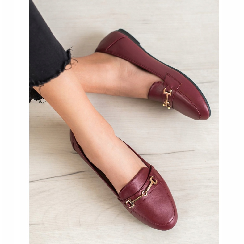 Clowse Calzature in ecopelle alla moda rosso 1