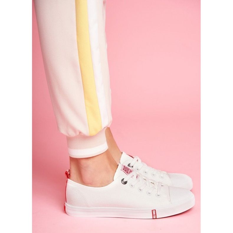 Scarpe da donna bianche sneakers Big Star FF274087 bianco 1