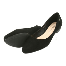 Ballerine in camoscio nero Sergio Leone BL611 5