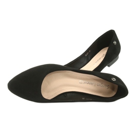 Ballerine in camoscio nero Sergio Leone BL611 6